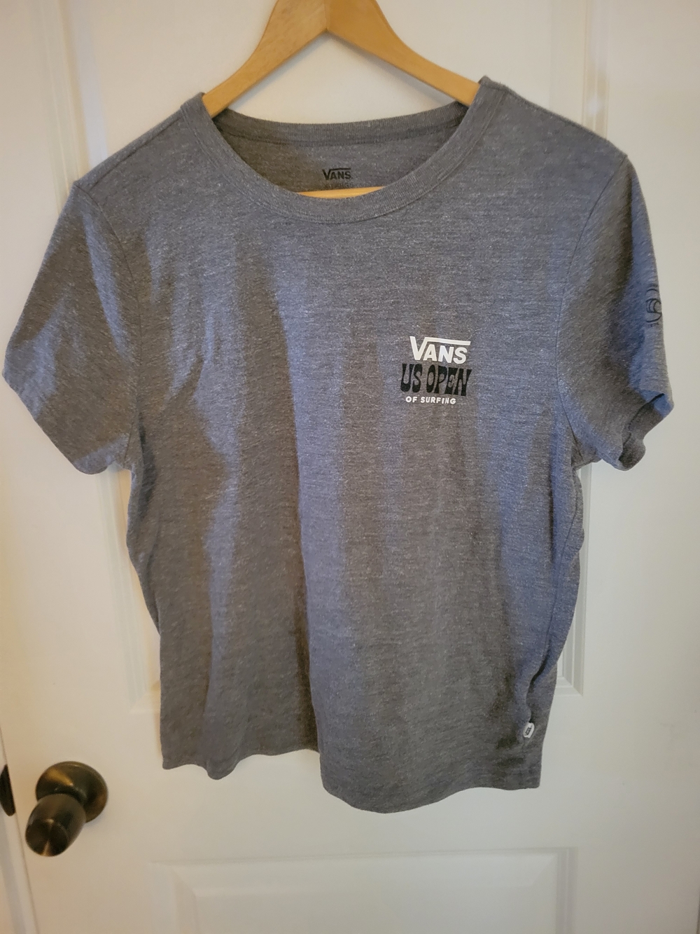 Vans US Open of Surfing Gray Logo Tee